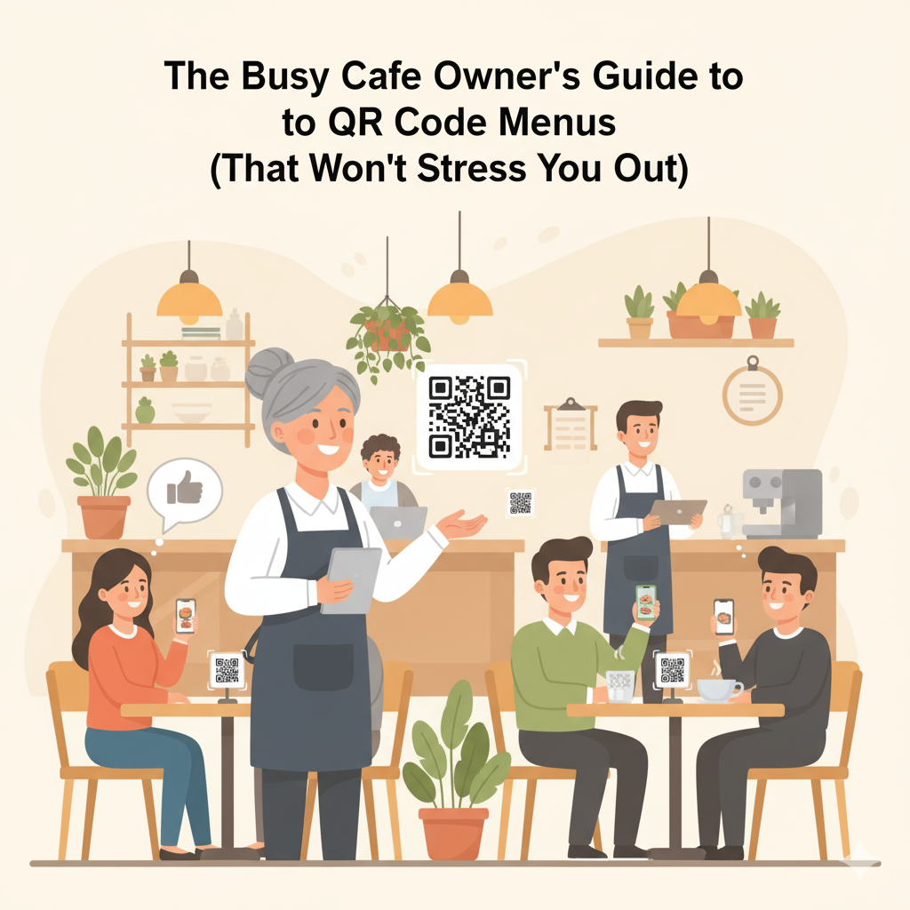The Busy Cafe Owner's Guide to QR Code Menus (That Won't Stress You Out)
